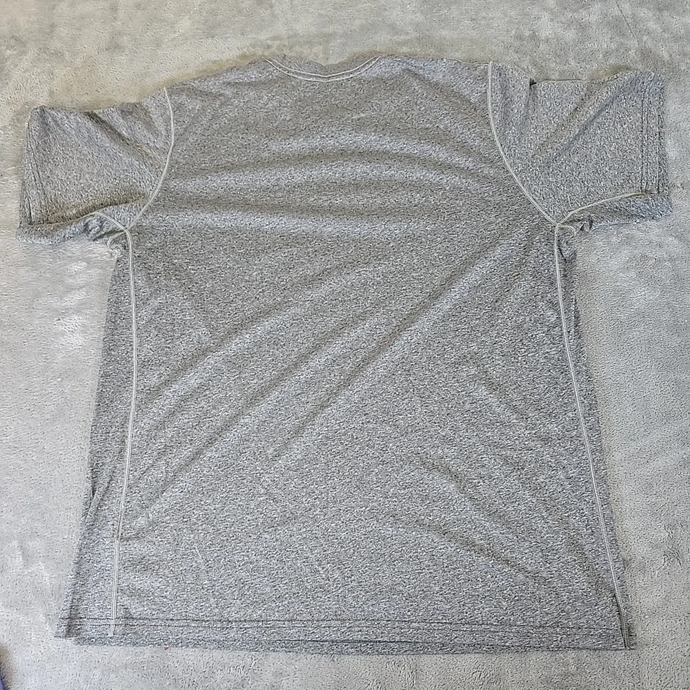Nike Shirt Men Large Gray Dri-Fit Short Sleeve Sportswear Athletic Casual‎
